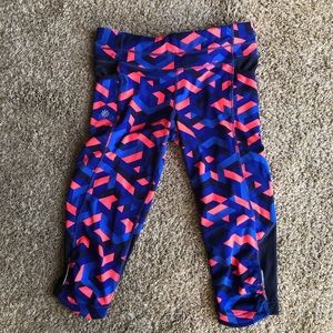 Athleta Multicolored Workout Leggings